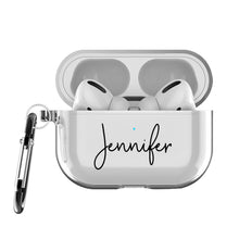 Load image into Gallery viewer, Custom Clear AirPods Pro Case