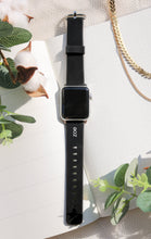 Load image into Gallery viewer, Black Apple Watch Strap