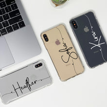 Load image into Gallery viewer, Custom Hearts Clear Case