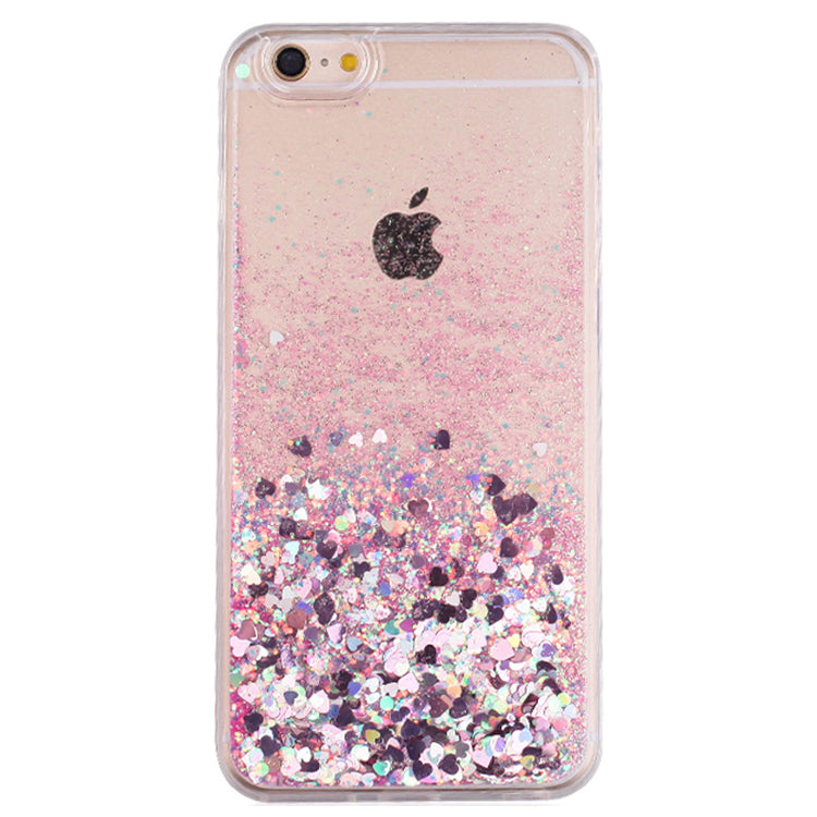 Custom Name Pink Liquid Glitter phone case –
