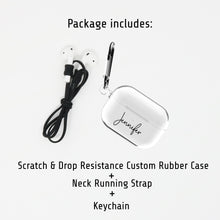 Load image into Gallery viewer, Custom Clear AirPods Pro Case