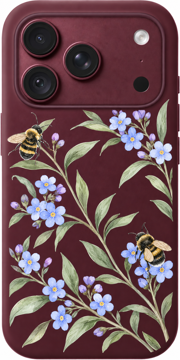 Forget Me Bloom iPhone Case