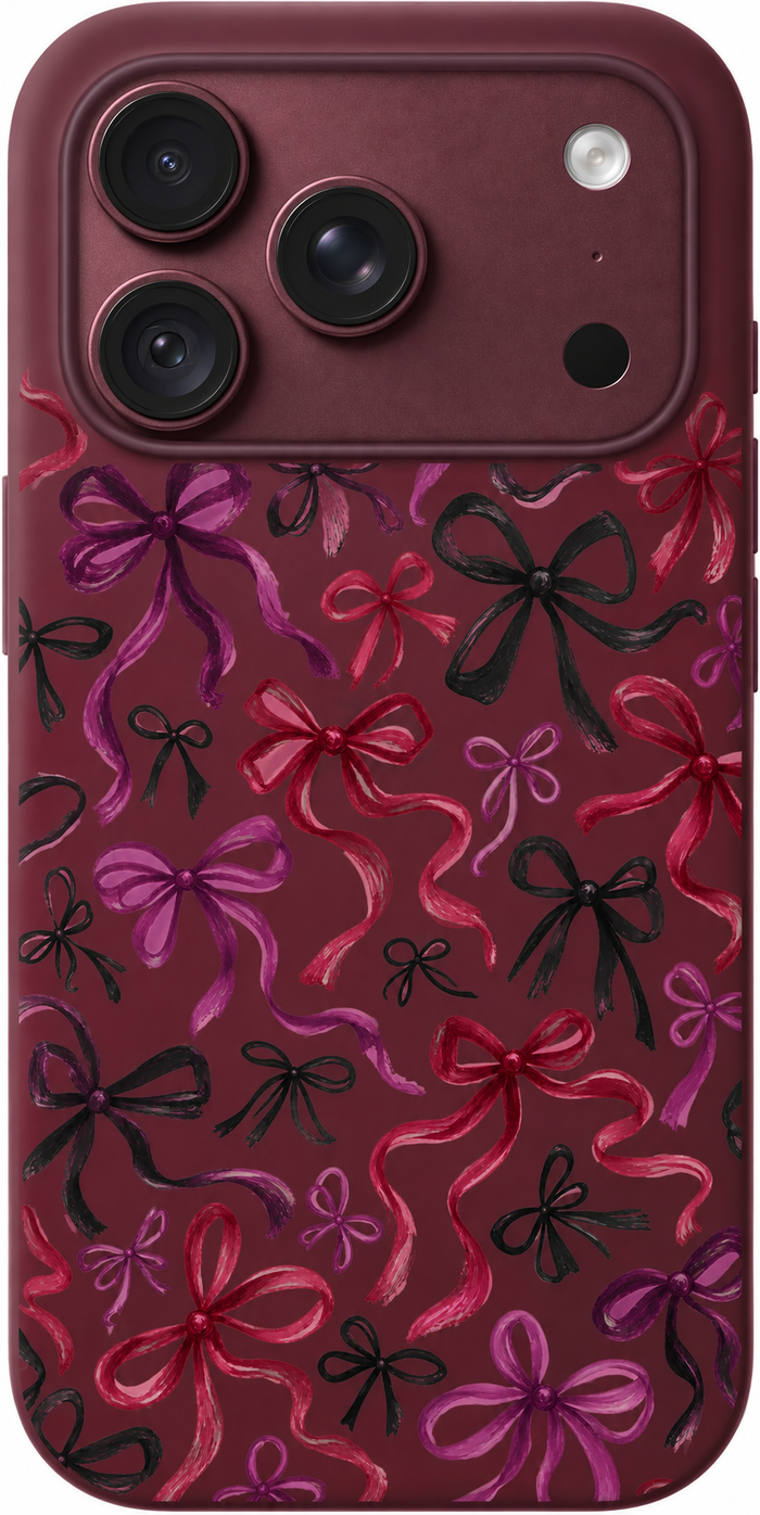 Ribbon Scribbles iPhone Case