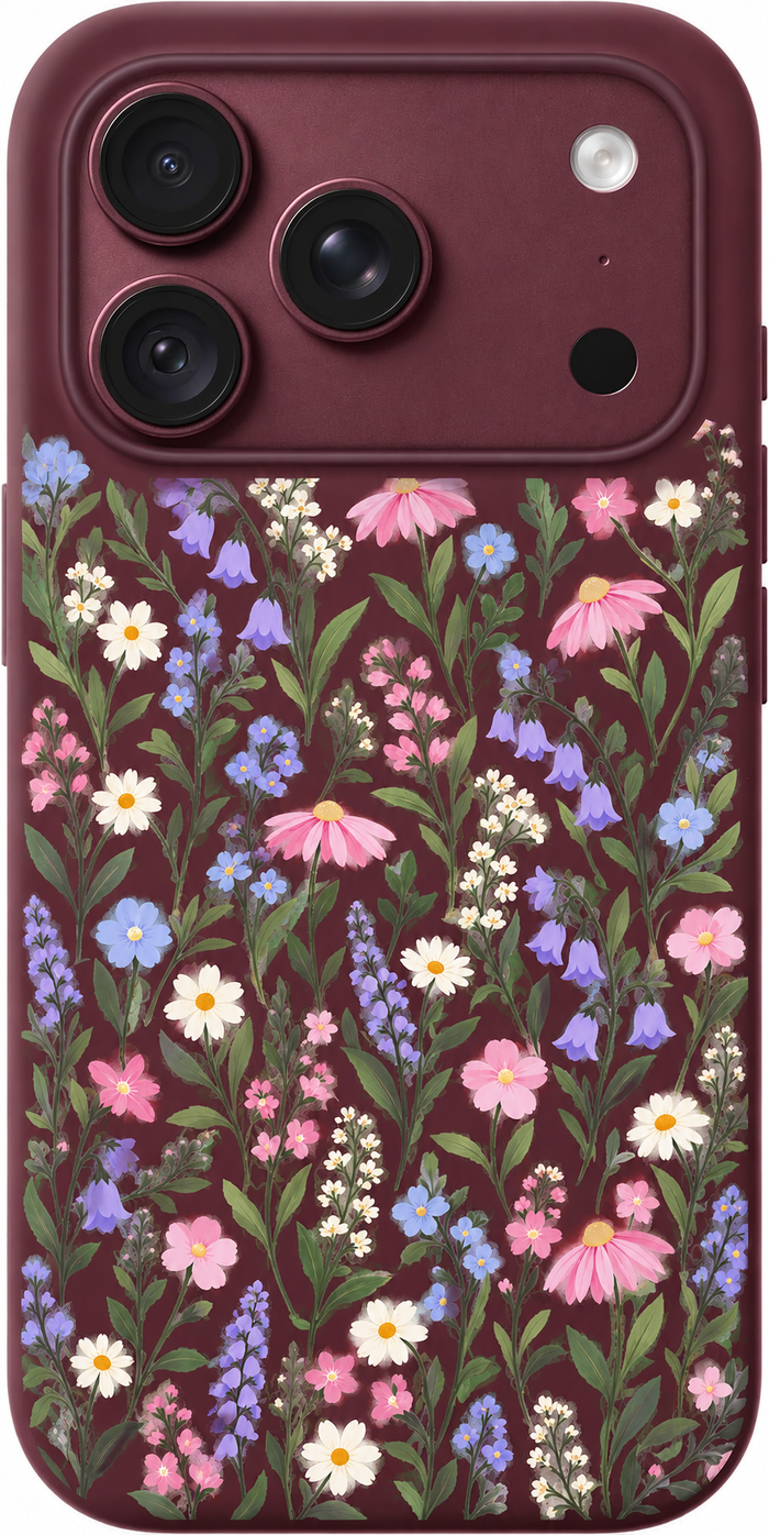 Pastel Meadow Whispers iPhone Case