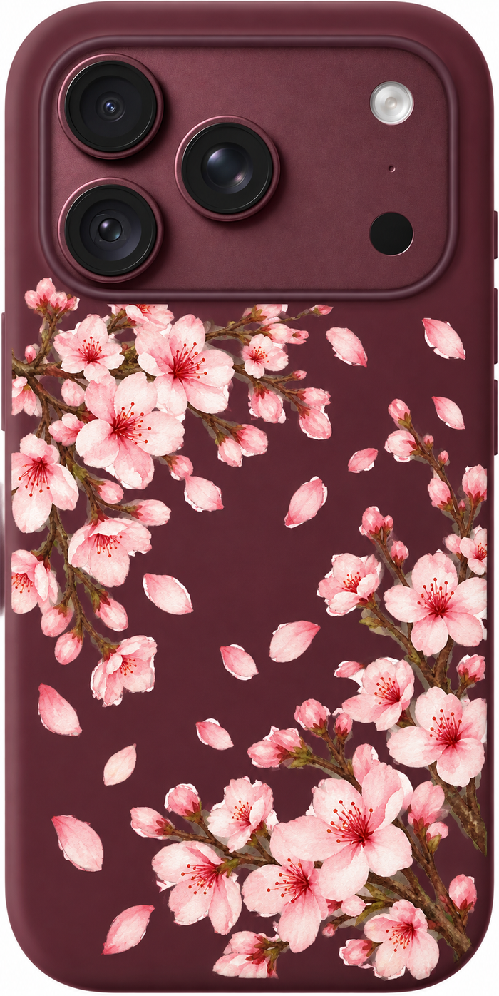 Cherry Blossom Drift iPhone Case