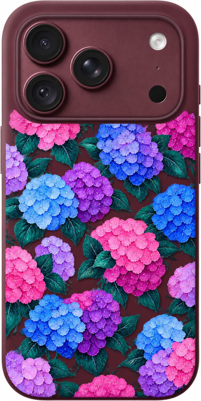 Endless Hydrangea Waltz iPhone Case