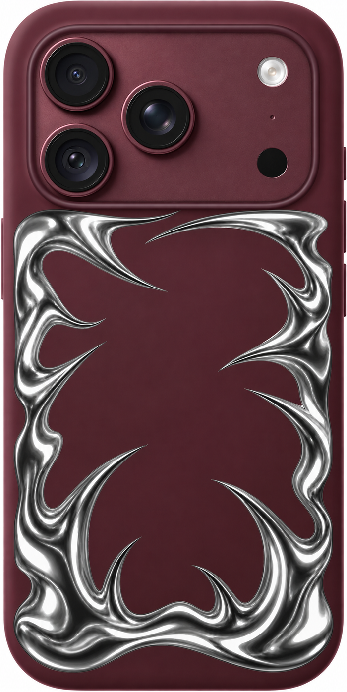 Liquid Silver Frame iPhone Case