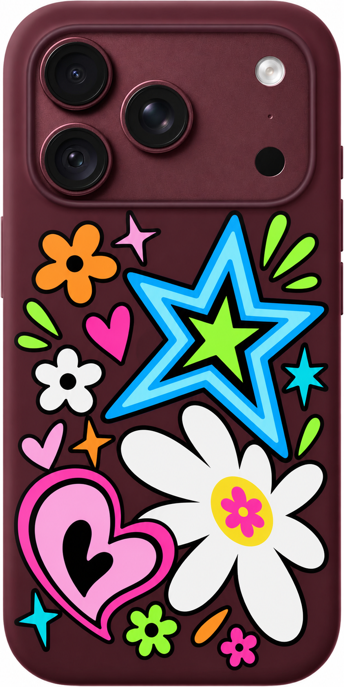 Triple Joy iPhone Case