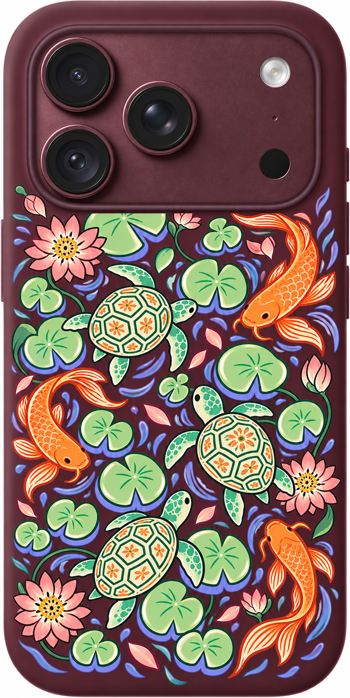 Lily Pond Parade iPhone Case