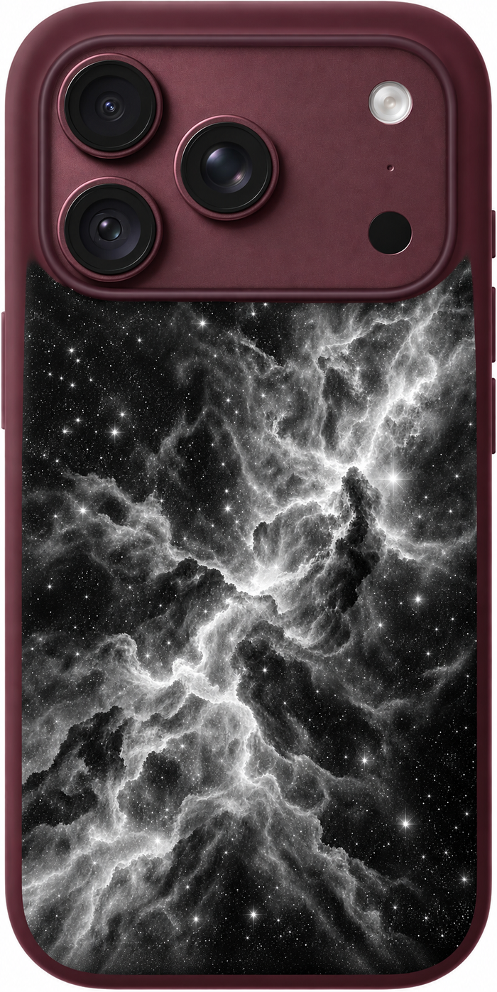 Midnight Nebula Marble iPhone Case