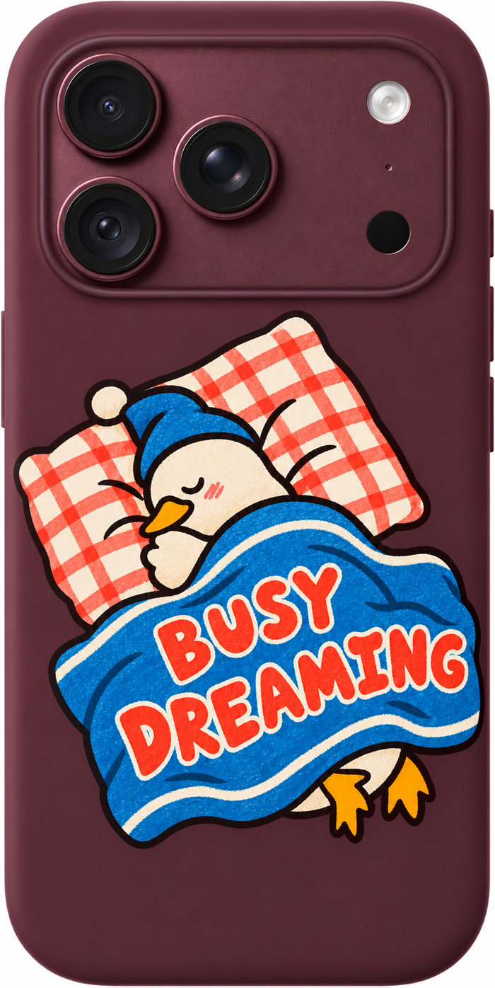 Busy Dreaming iPhone Case