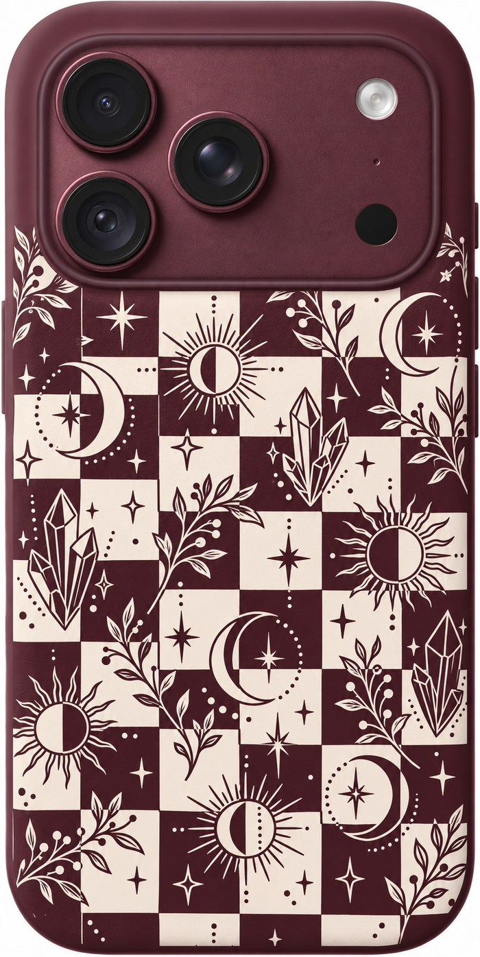 Moonlit Checker iPhone Case