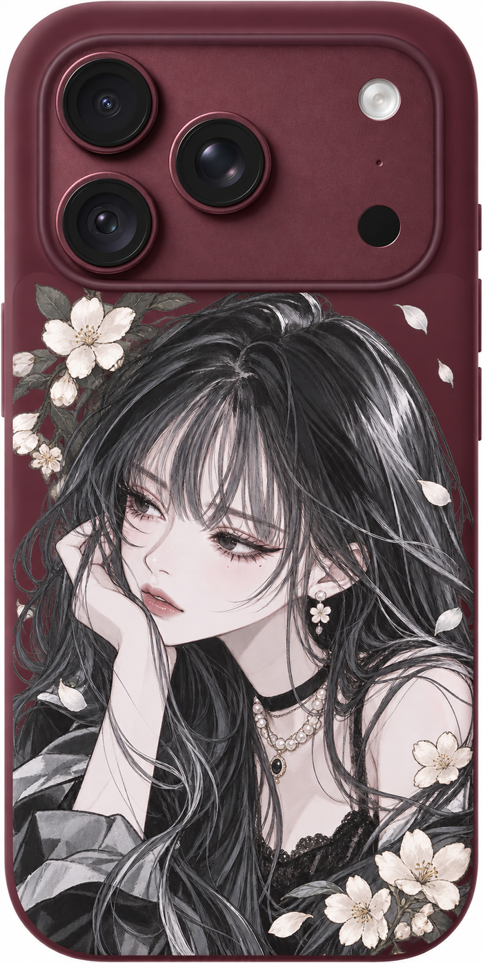 Fading Petal Muse iPhone Case