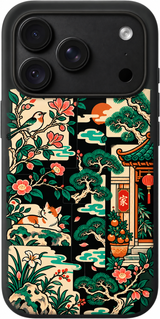 Homeward Comfort iPhone case design preview in Black. Model-specific fit and camera openings vary.