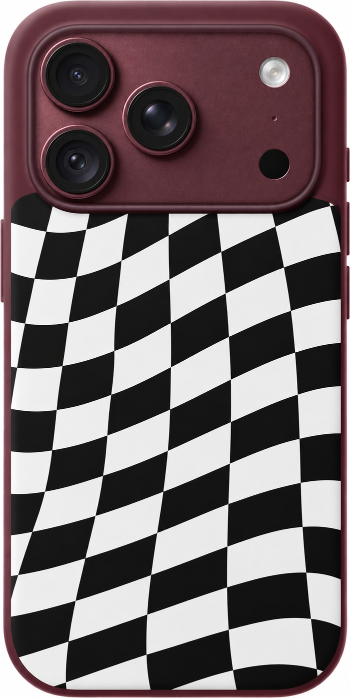 Checkered Drift iPhone Case