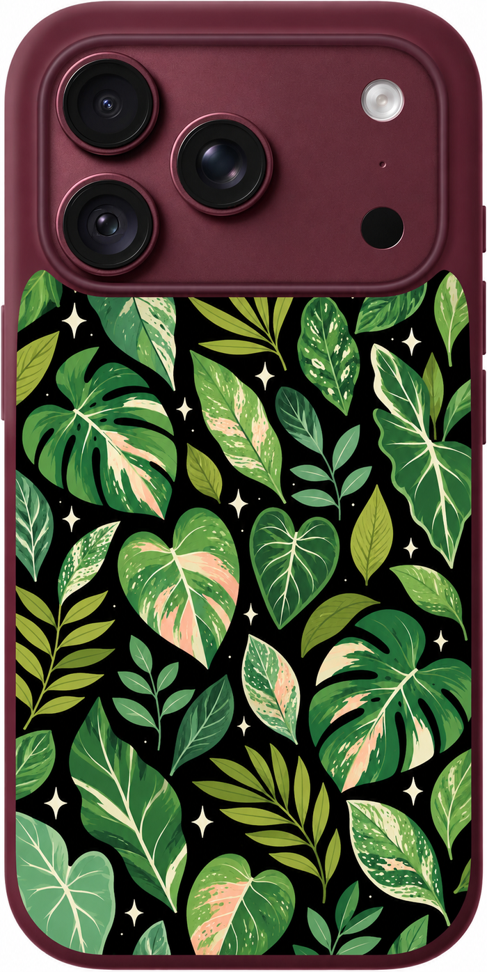 Tropical Leaf Reverie iPhone Case