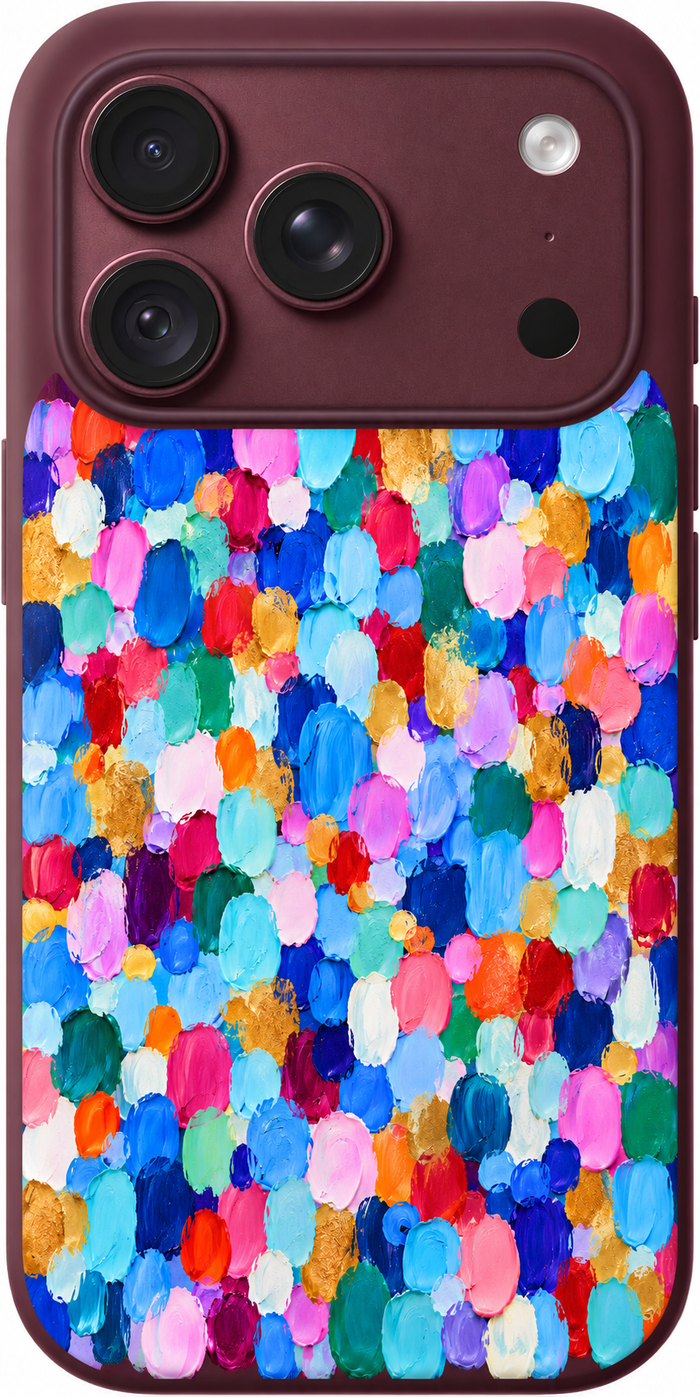 Rainbow Palette Confetti iPhone Case