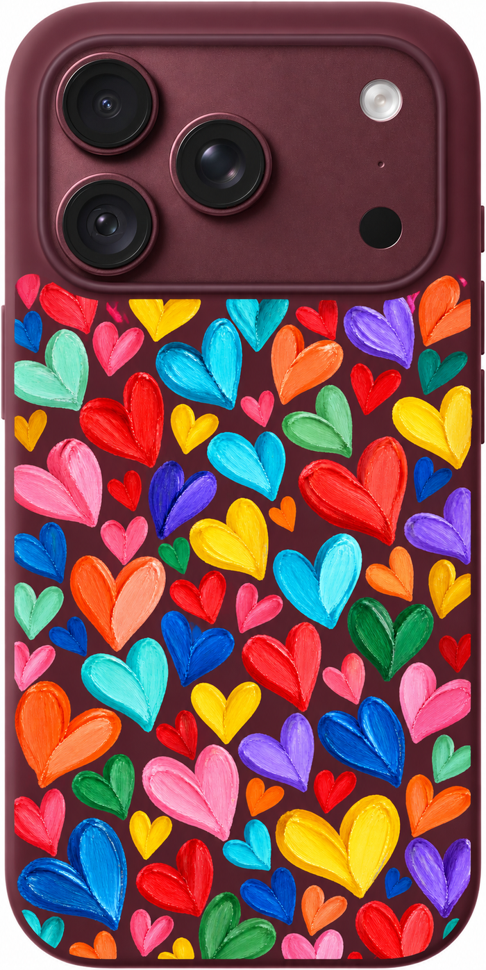 Painted Heart Waltz iPhone Case