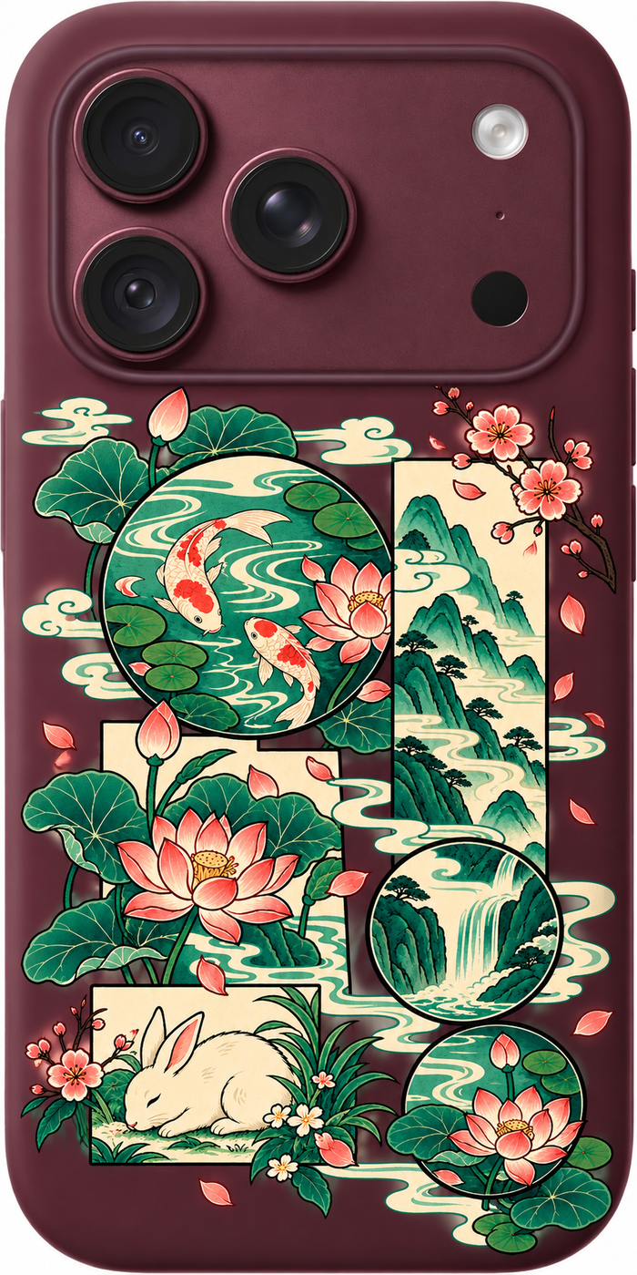 Garden Patchwork Tales iPhone Case