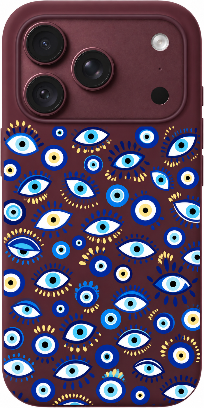 Blue Eye Mosaic iPhone Case