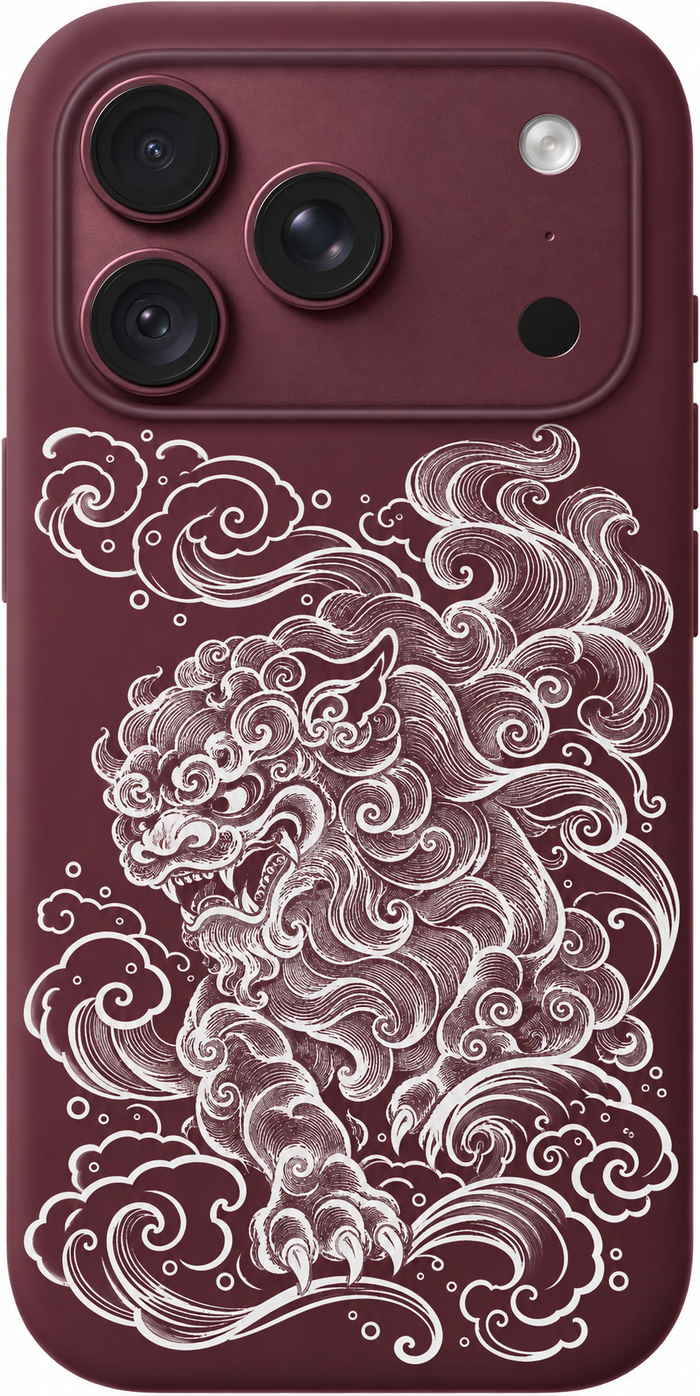 Guardian Lion Cloudsong iPhone Case