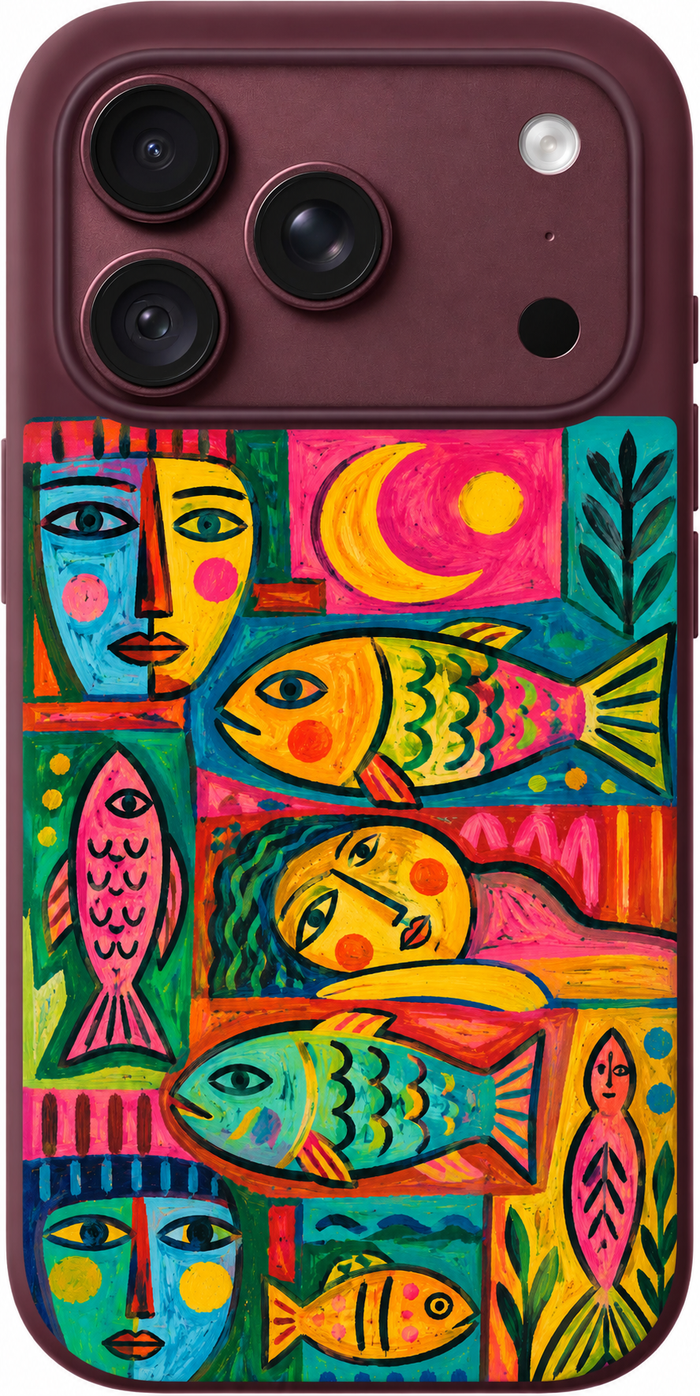 Fish Dream Colorplay iPhone Case
