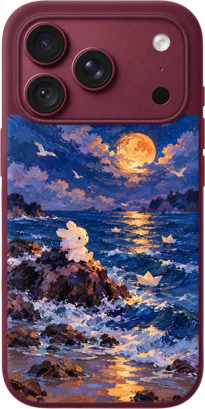 Moonlit Sea Lullaby iPhone Case