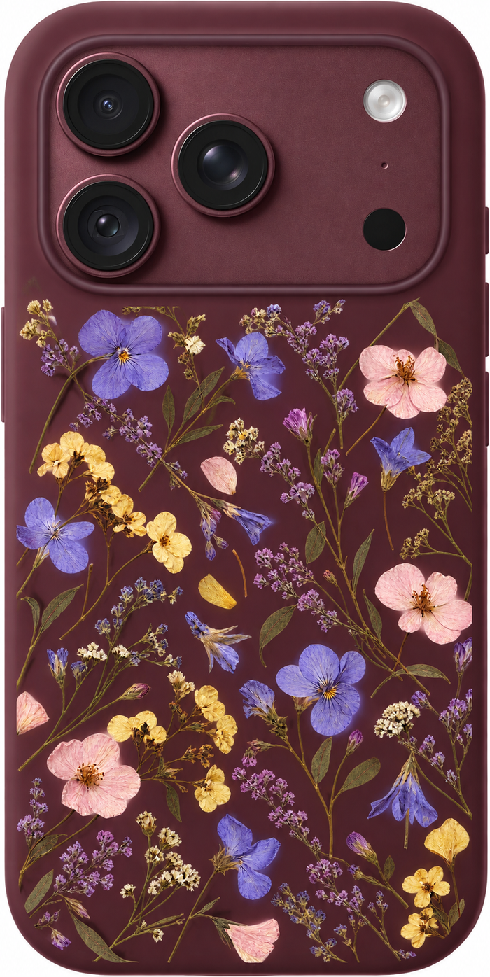 Violet Herbarium Drift iPhone Case