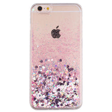 Load image into Gallery viewer, pink heart glitter case
